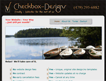 Tablet Screenshot of checkbox-designs.com